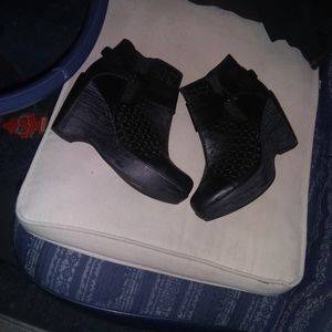 Jambu Olivia High Ankle Wedge Boots